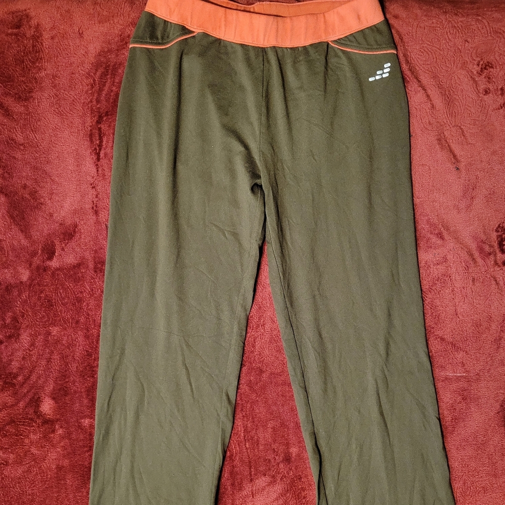 NWOT WOMENS BCG PANTS BROWN AND ORANGE SIZE S